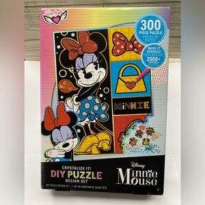 Disney Minnie Mouse Crystalize It! Puzzle / Diamond Art Design 300 piece set